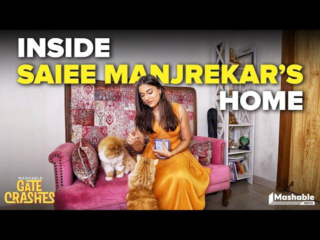 Inside Saiee Manjrekar's Mumbai Home | House Tour | Mashable Gate Crashes | EP04