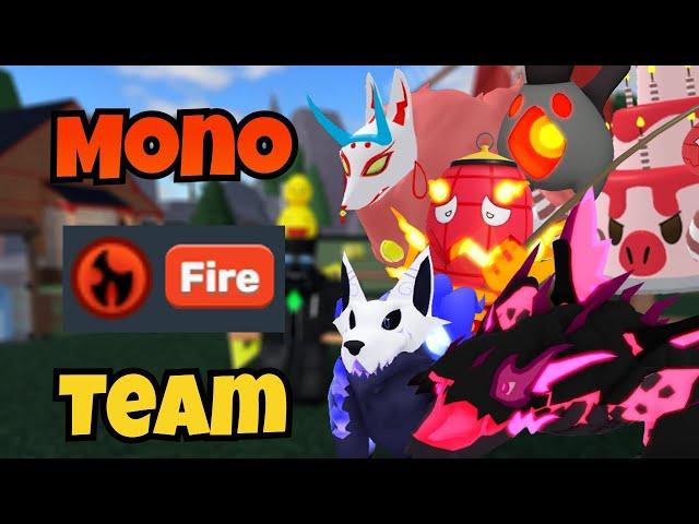 Mono-Fire Type Team  (Ft. @endlesseri ) | Loomian Legacy
