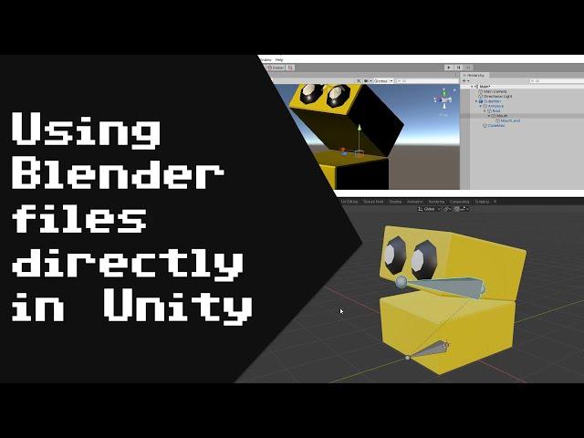 Using Blender files directly in Unity [RNDBITS-038]