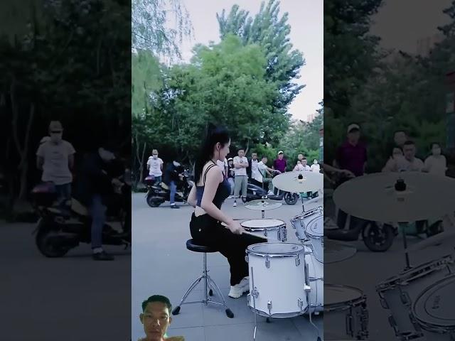 #dance #drumgirl #beautifulgirl #kpop #drumgirlplaying #drummer #littledrummergirl #dancingdrums