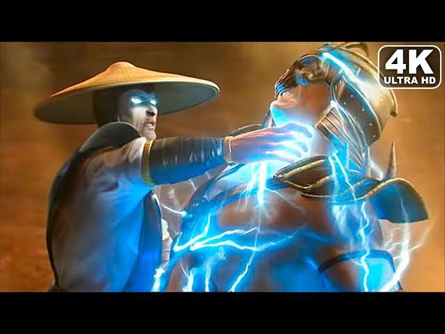 Raiden Kills Shao Kahn Scene 4K ULTRA HD - MORTAL KOMBAT