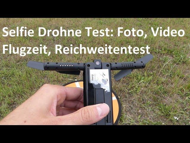 Selfie Drohne Test: Foto, Video, Reichweite, Flugzeit + -verhalten (Netto Drohne/ Flitt Drohne)