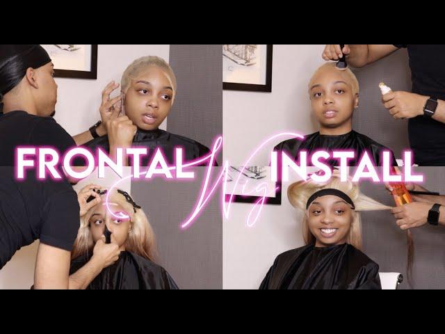 FRONTAL WIG INSTALL  | REVERSE OMBRE: 613 HAIR | BEGINNER FRIENDLY | IAM DEECOMBS