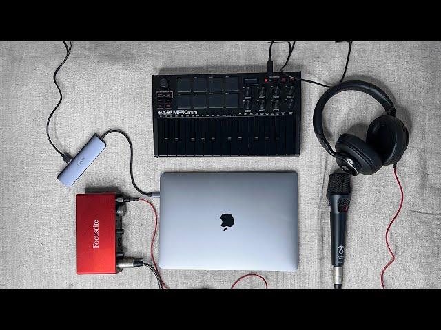 The PERFECT Travel/Mobile music production setup
