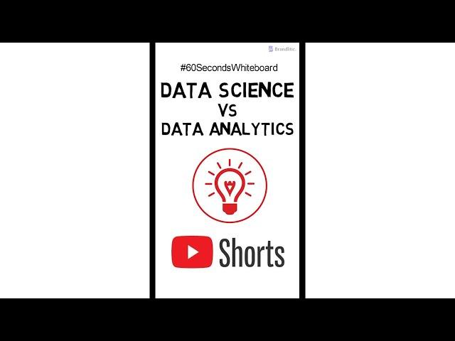 Difference Between Data Science vs Data Analytics #Shorts