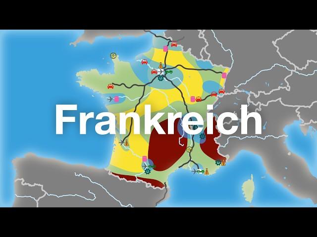 Frankreich - Überblick in Karten