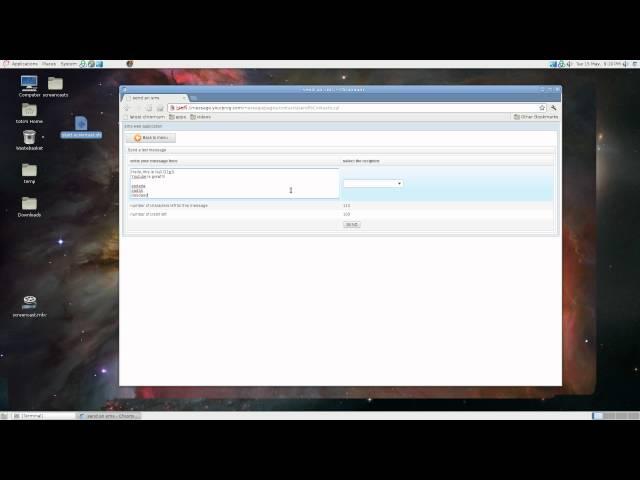 HD Screencast SMS Web Application