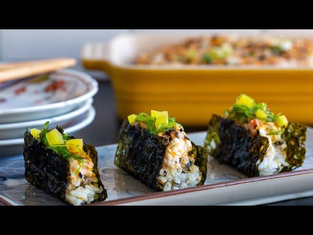 Crab Sushi Bake - Ultimate California Roll Casserole