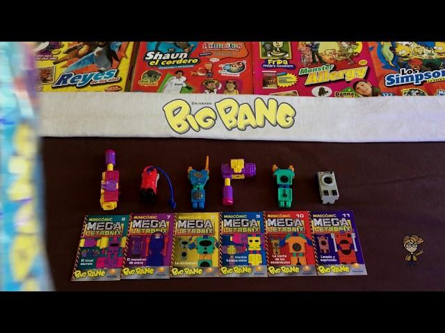 Colección revista Big Bang México, armando Mega Robot 2 MEGA LETRONIX magazine recreio coleção