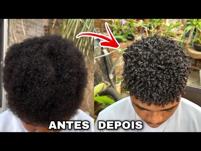 COMO CACHEAR CABELO CRESPO CURTO TIPO 4 | TUTORIAL COMPLETO 2023 - POR RAPHAEL LORRANH