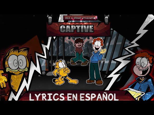 FnF CAPTIVE Lyrics En Español - Vs Gorefield V2 (Ft:@SkivnyOwO) Garfield vs Jon