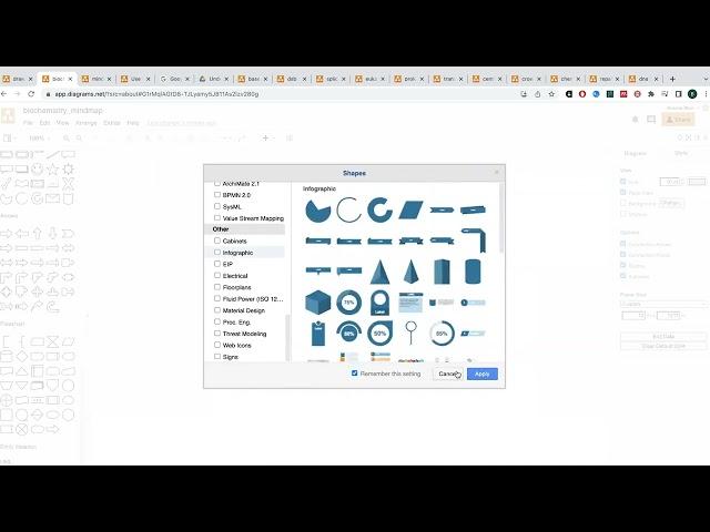 My favorite study strategy: making mind maps and flow charts with draw.io