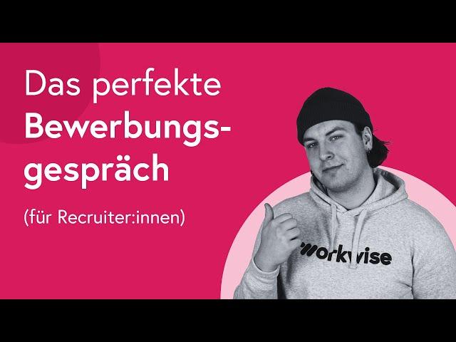 Als Arbeitgeber das perfekte Bewerbungsgespräch vorbereiten