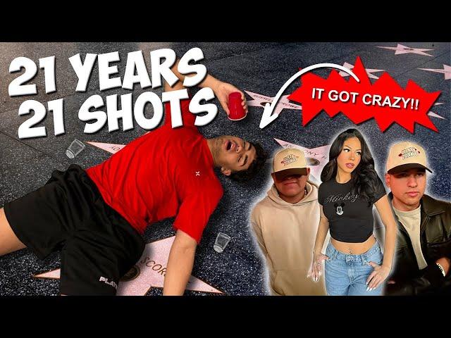 I TOOK 21 SHOTS FOR MY 21ST BIRTHDAY (bad idea)