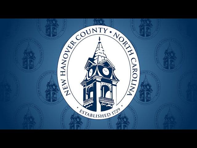 New Hanover County Board of Commissioners Meeting - July 22, 2024