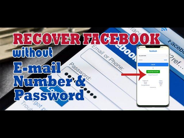 How To Recover Your Facebook Account Without Email or Phone Number 100% Working