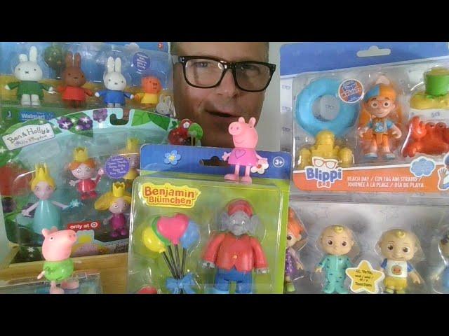 Jazwares Toys Peppa Pig Cocomelon Blippi Benjamin Miffy's Adventures Ben & Holly's Little Kindom