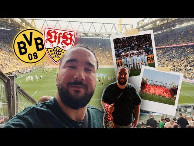 STUTTGART INTERNATIONAL ️ XXL CHOREO DORTMUND  Borussia Dortmund vs VfB Stuttgart | Stadionvlog 