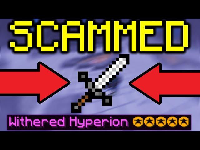 I GOT A SCAMMED HYPERION?! - Hypixel Skyblock