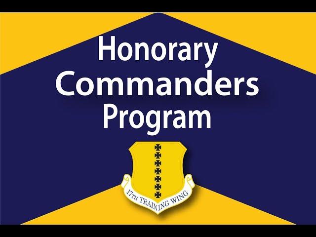 17th Training Wing Honorary Commander Interviews Part 2- July 2024