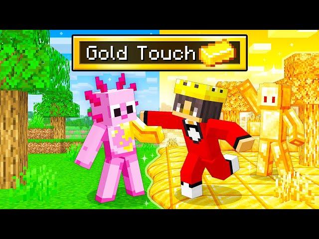 Mongo Has GOLD TOUCH In Minecraft!