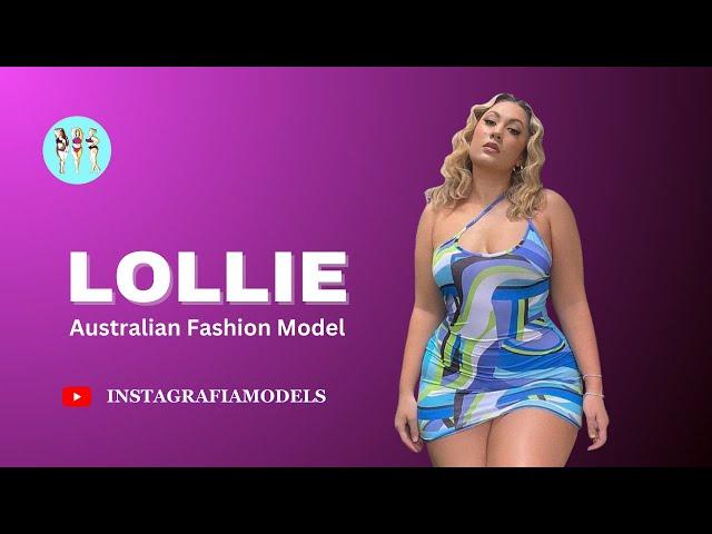 Lollie | Australian Beautiful Fashion Model | Influencer | Plus Size Curvy Model | Biography Wiki
