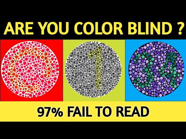 Color Blind Test  -  97% Fail | Eye Test