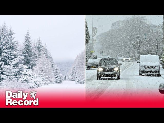 UK weather map shows when five-day snowstorm will hit Scotland