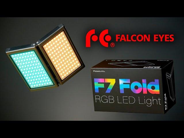 FalconEyes F7 Fold RGB LED Pocket Light