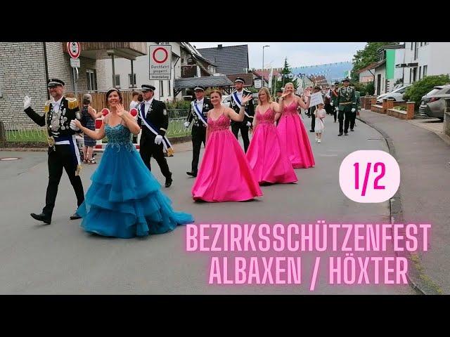 Bezirksschützenfest Albaxen / Höxter Festumzug Parade Juli 2024