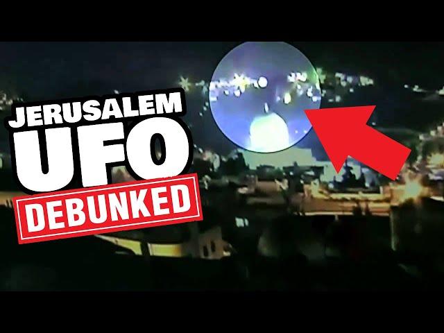 INFAMOUS UFO above Jerusalem DEBUNKED & EXPLAINED! Why all 4 Angles were a HOAX!