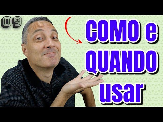 AULA 09 - Como usar SHOULD e OUGHT TO