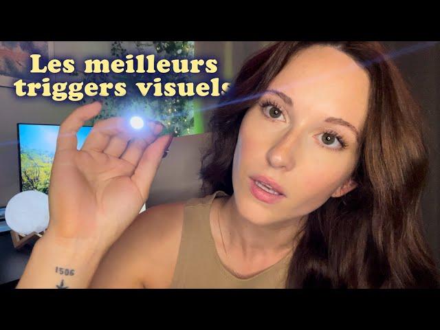 ASMR - 100% triggers VISUELS! (bâtons, lumière, globes, toile d'araignée) avec MOUTH SOUNDS!  