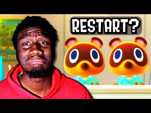 I Deleted 4 YEARS Of Progress On Animal Crossing..
