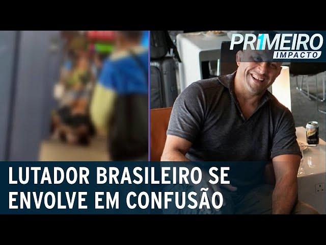 Após xenofobia, lutador Renzo Gracie imobiliza homem em metrô nos EUA | Primeiro Impacto (12/09/22)