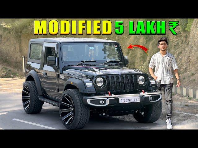 Modifying My New Thar ₹5 Lakh Spent | 22 Inch Fuel Contra Alloy