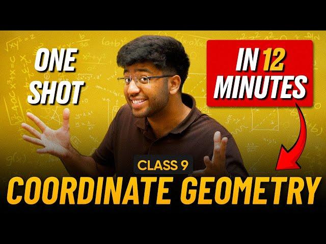 Coordinate Geometry Class 9 in 12 Minutes  | Class 9 Maths Chapter 3 Complete Lecture