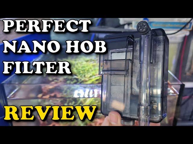 NICREW Slim NANO HOB Aquarium Filter REVIEW