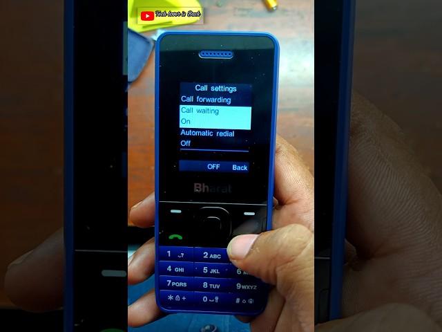 How to activate call waiting on jio Bharat v2 keypad mobile // jio Bharat v2 call waiting setting