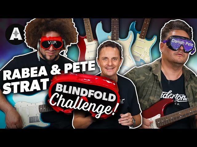 Rabea & Pete Stratocaster Blindfold Shootout!