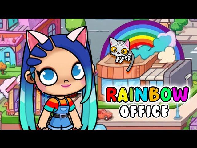  Free Decoration with ALL COLORS in the NEW Rainbow Office of AVATAR WORLD  Full video