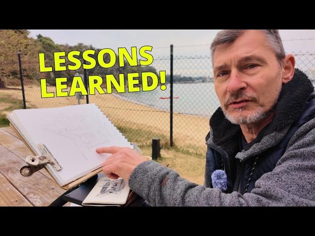 My 7 Mistakes painting Plein Air - lessons learned from outdoor sketching