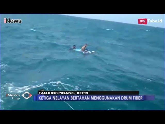 Kapal Tenggelam Akibat Diterjang Gelombang Tinggi, 3 ABK Terombang-ambing di Laut - iNews Pagi 28/01