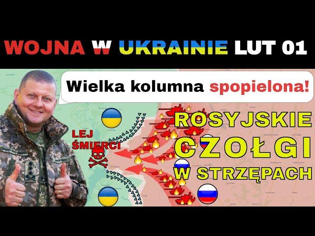 01 LUT: LEJ ŚMIERCI: Ukraińcy MIAŻDŻĄ ROSYJSKI KONWÓJ! | Wojna w Ukrainie Wyjaśniona