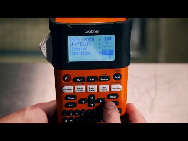 Brother PT-E300 Handheld Industrial Labeler