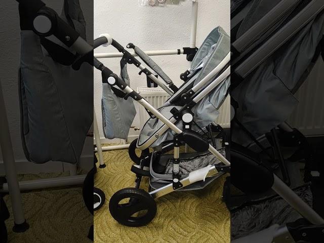 Easy to mount Kiduku 3 in 1 Kinderwagen Stroller