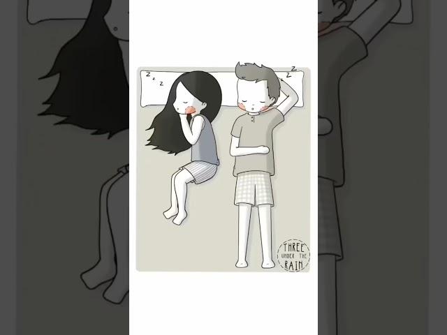 Tag ur love ️… #love #cartoon #couple #happy #sleeping #cute #goals #cuddling #married #aanvallen