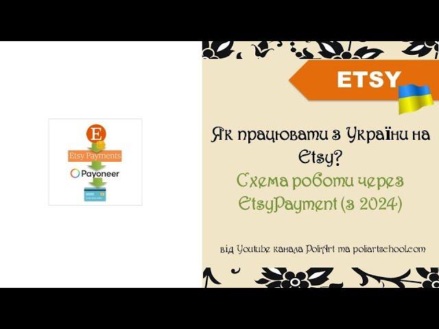 Як працювати з України на Etsy? Схема роботи через EtsyPayment (з 2024)