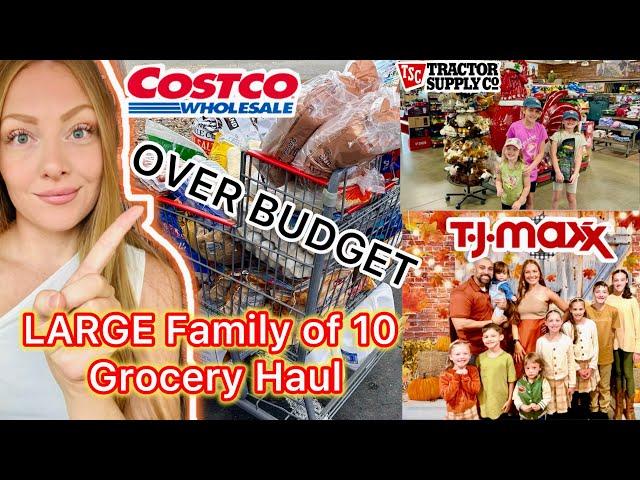 *New* LARGE Family Costco Grocery Haul / SHOP With Me!!