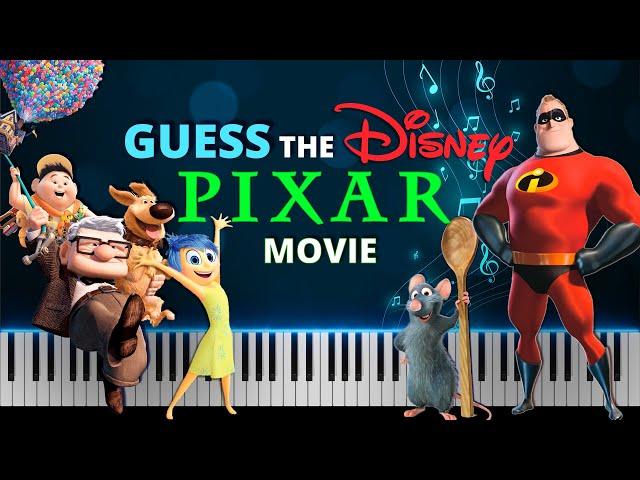 GUESS THE DISNEY PIXAR MOVIE [Piano Quiz]